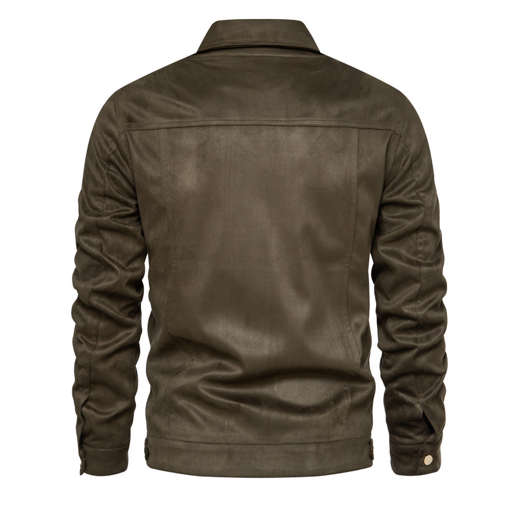 Herren jacke im Vintage-Stil mit praktischen Taschen EB