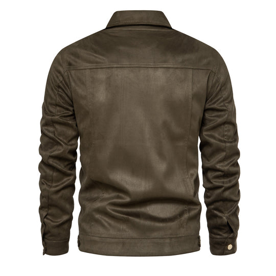 Herren jacke im Vintage-Stil mit praktischen Taschen EB