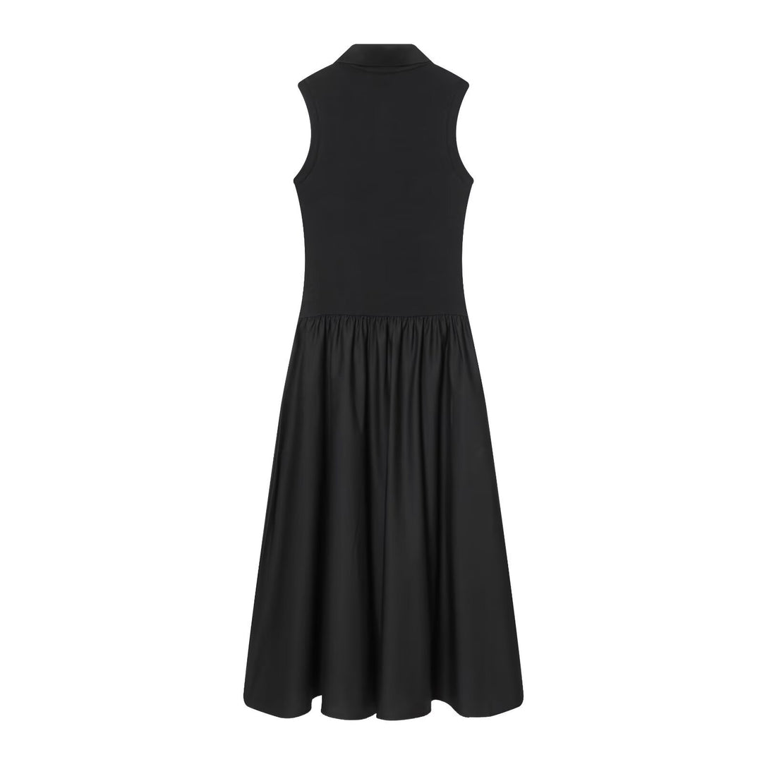 Damen Polo-Kleid mit schwingendem Rock und klassischem Kragen EB