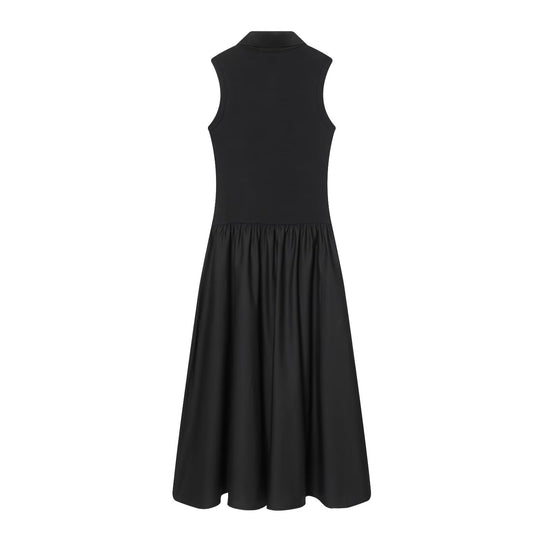 Damen Polo-Kleid mit schwingendem Rock und klassischem Kragen EB