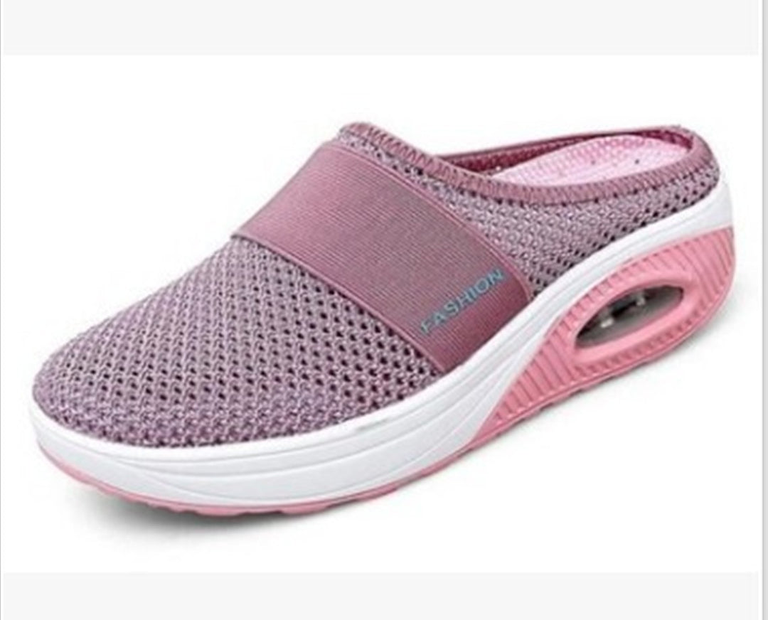 Damen Bequeme Clogs mit atmungsaktiver Mesh-Oberfläche EB