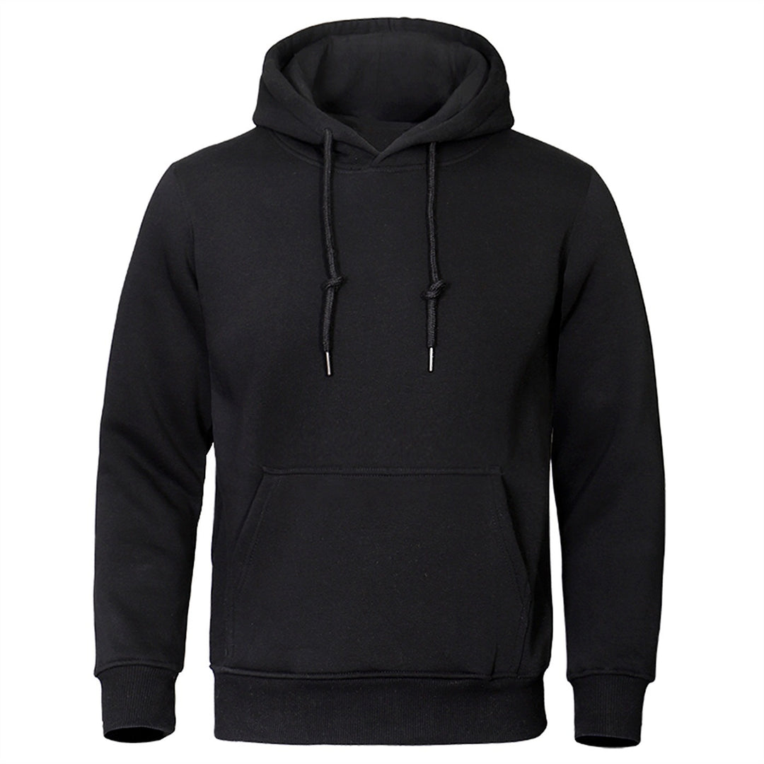 Unisex Premium-Kapuzenpullover mit extra hohem Kragen, Kängurutasche und gebürstetem Innenfutter EB