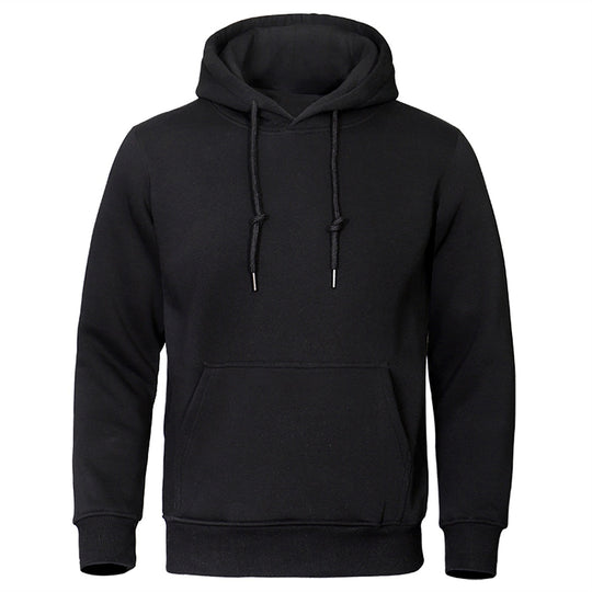 Unisex Premium-Kapuzenpullover mit extra hohem Kragen, Kängurutasche und gebürstetem Innenfutter EB