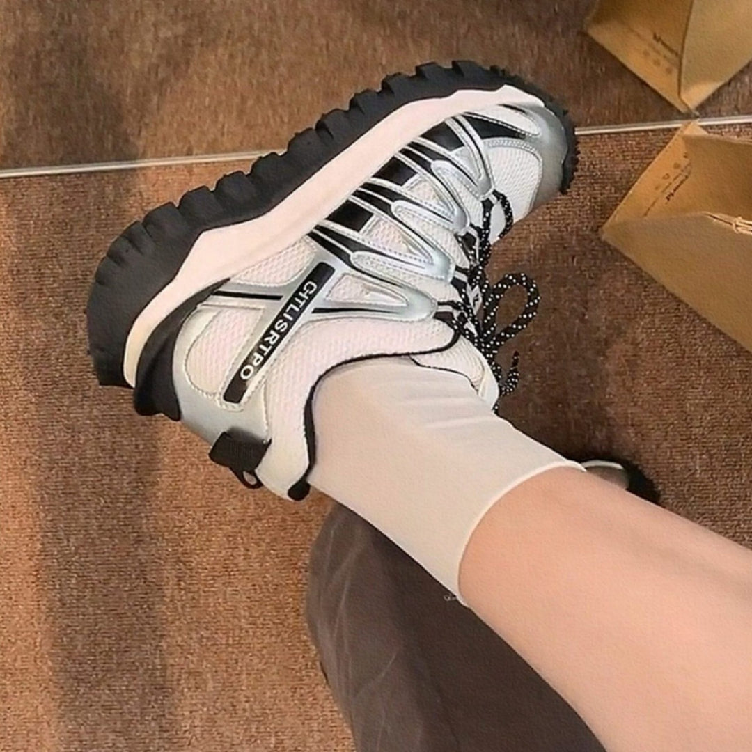 Damen sportliche Multifunktions-Sneaker mit rutschfester Sohle EB