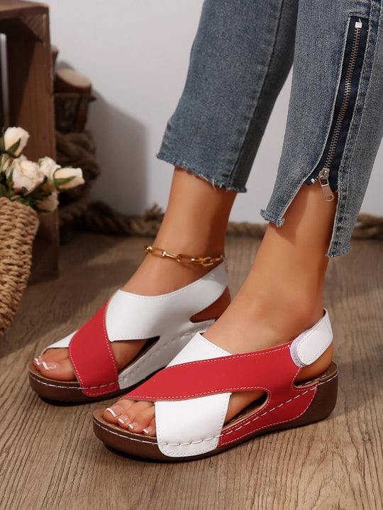 Damen Riemensandalen mit anatomischem Fußbett und modischem Design EB