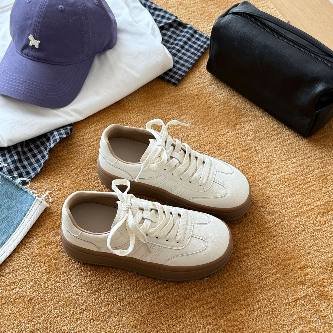 Damen Komfortable und trendige Sneaker mit vulkanisierter Gummisohle EB