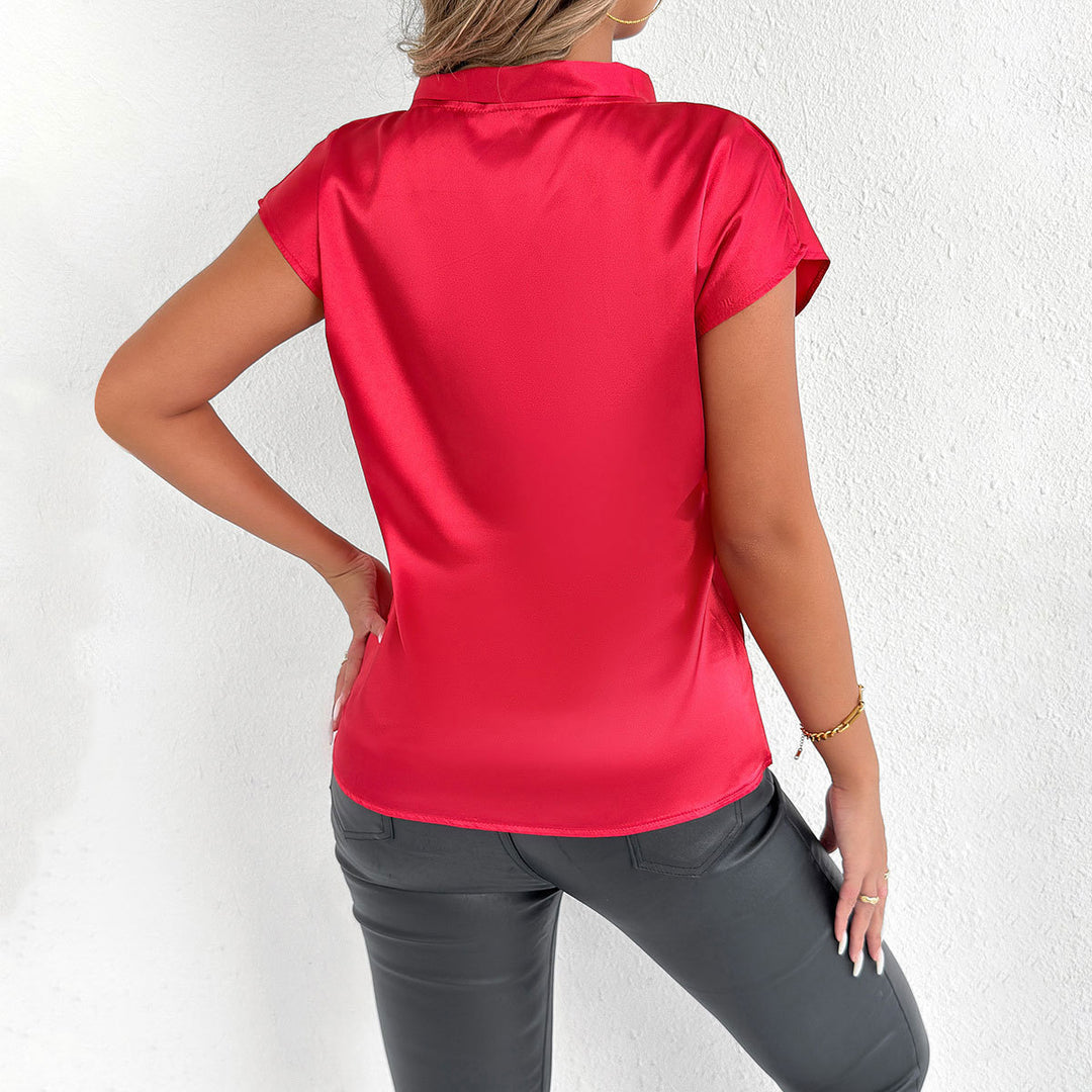 Damen Bluse mit eleganter Schleife EB