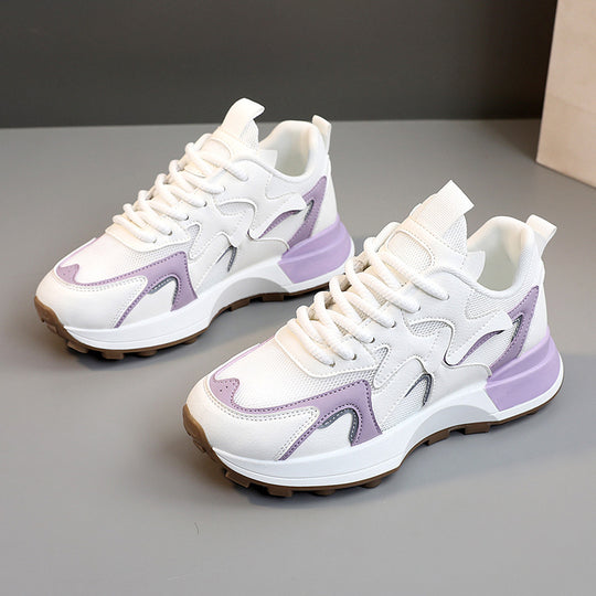 Damen Sportliche Lauf-Sneaker mit stoßdämpfender Sohle und modischem Design EB