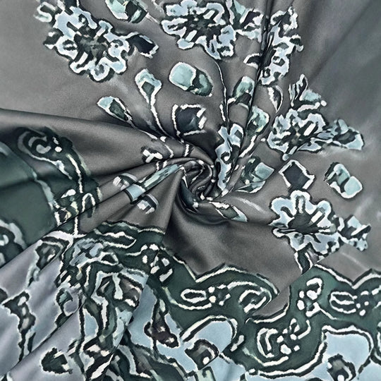Damen Maxi-Kleid mit verspieltem Ethnomuster und schwingendem Schnitt EB