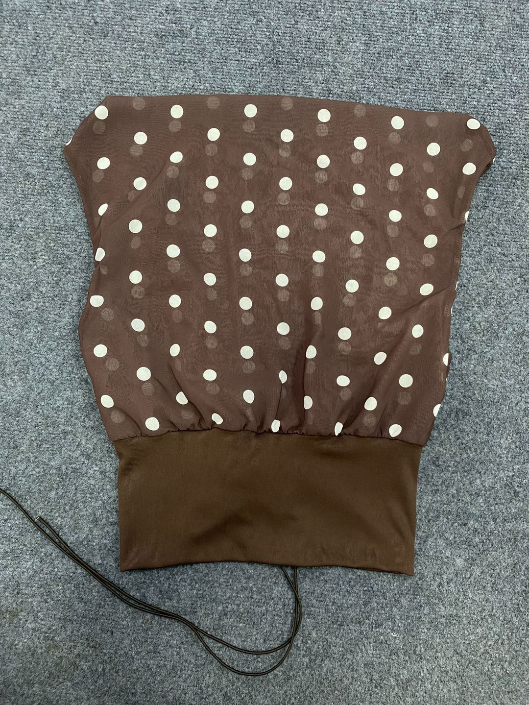Damen asymmetrisches Top mit Rüschendesign EB
