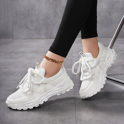 Damen Sportliche Lauf-Sneaker mit atmungsaktivem Mesh und flexiblem Sohlenprofil EB