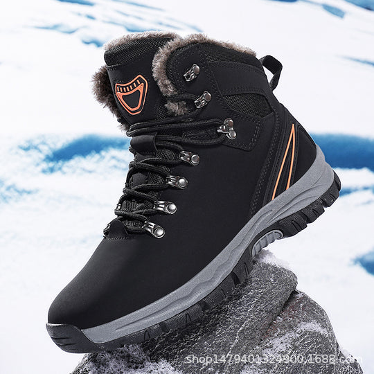 Herren Winterwanderschuhe mit isolierendem Futter und rutschfester Sohle EB