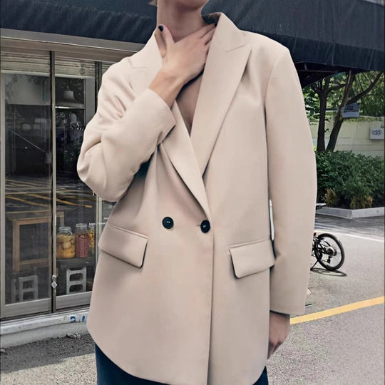 Damen Modischer und eleganter Oversized Blazer EB