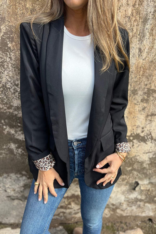 EB | Blazer mit Леопарденmuster Füttert