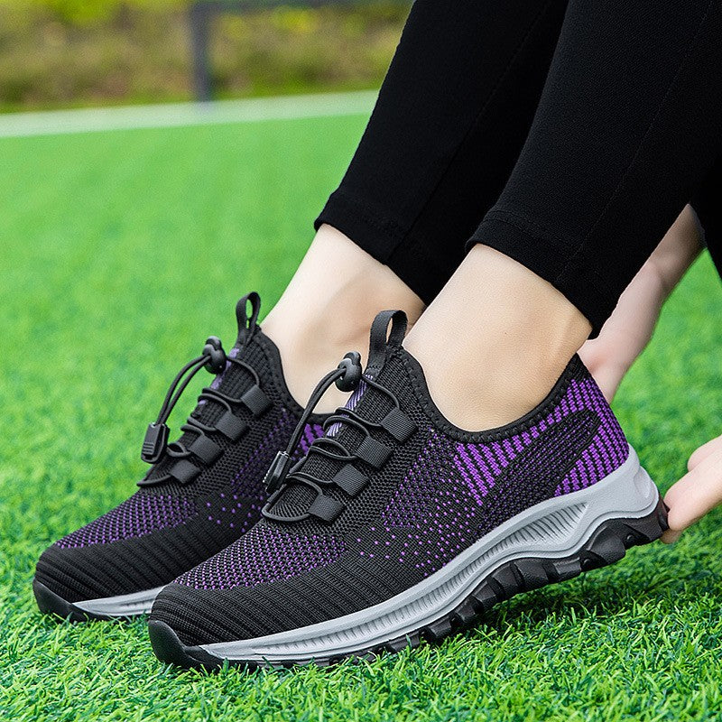 Damen Hochleistungs Fitness-Sneaker mit elastischem Schnellschnürsystem EB