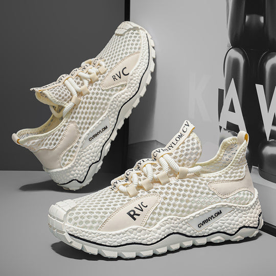 Damen Atmungsaktive Mesh-Sneaker mit rutschfester Sohle EB