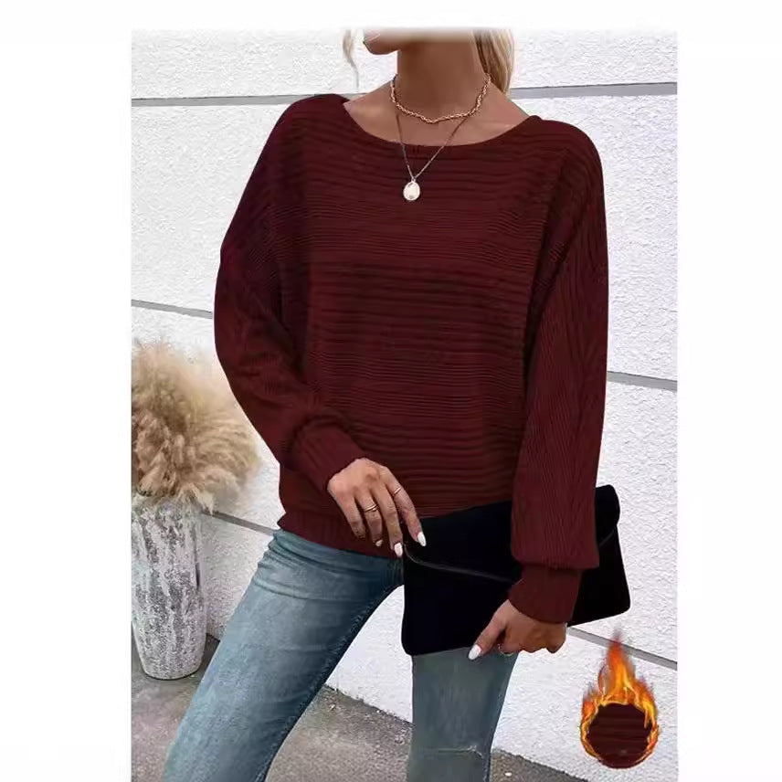 Damen Pullover mit strukturiertem Muster EB