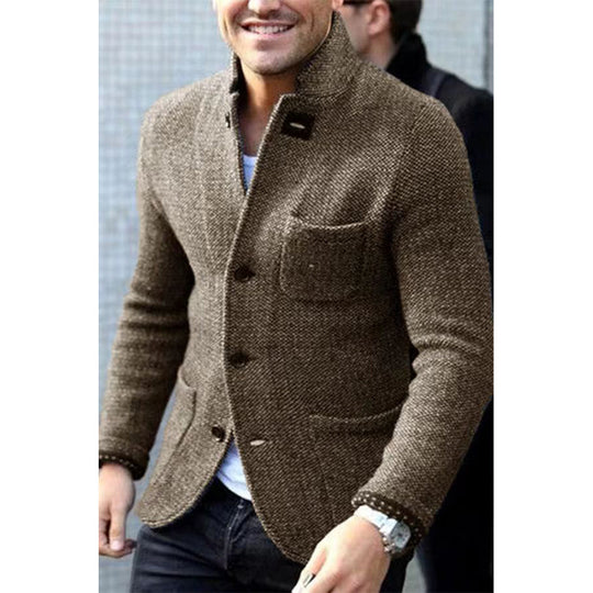 Herren Casual Chic Strickblazer EB