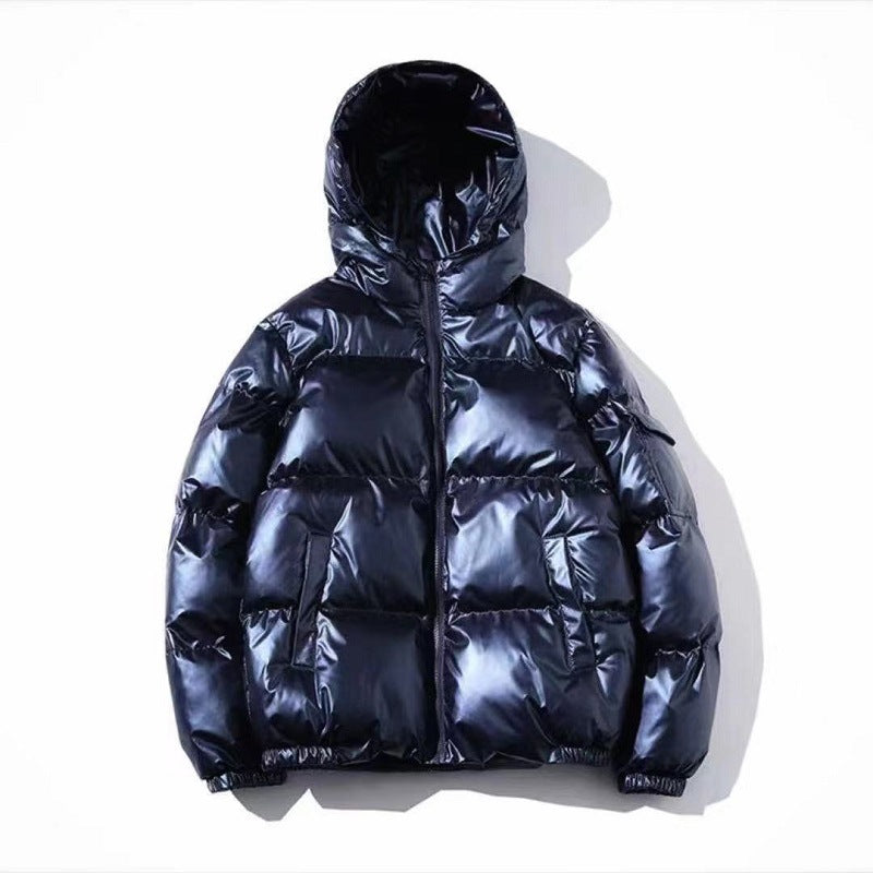 Unisex nan gepolsterte Steppjacke mit Thermoisolierung, Stehkragen und Ärmeltasche EB