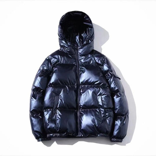 Unisex nan gepolsterte Steppjacke mit Thermoisolierung, Stehkragen und Ärmeltasche EB