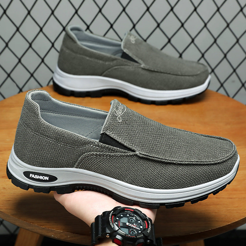Damen Komfortable Slip-On Sneakers mit rutschfester Sohle EB