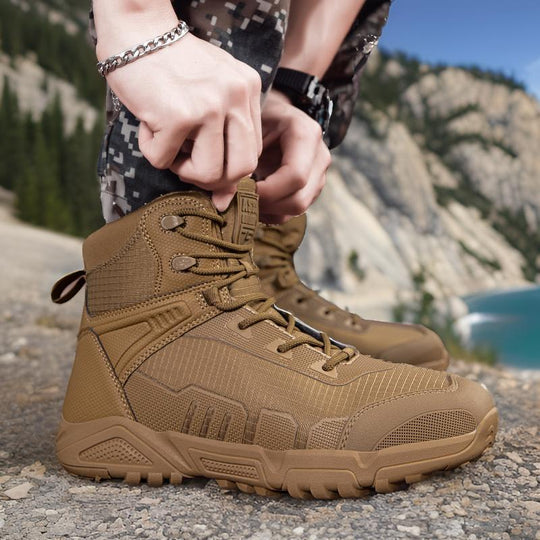 Herren hochwertige taktische Stiefel mit strapazierfähigem Obermaterial EB