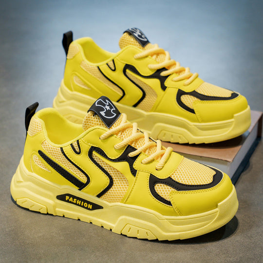 Damen Sportliche Sneaker mit atmungsaktivem Netz-Obermaterial und rutschfester Sohle EB