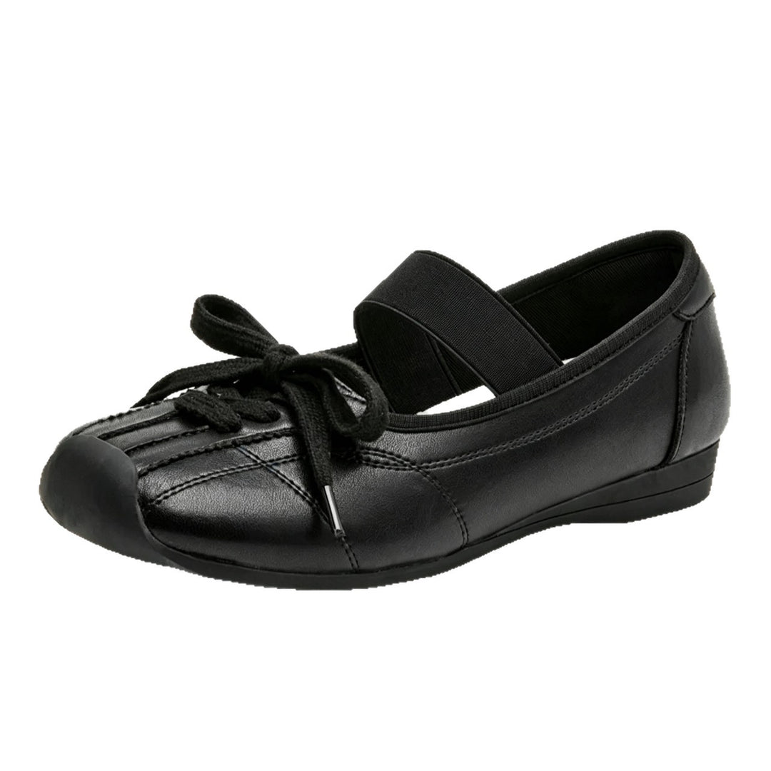 Damen sportliche Sneakers mit verstellbarem Riemen EB