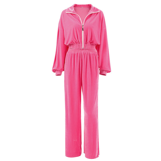 Damen bequeme Trainingsanzug mit weitem Schnitt EB