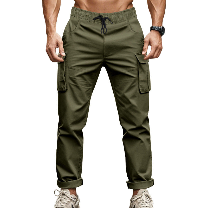 Herren Cargo-Hose mit elastischem Bund und praktischen Seitentaschen EB 1758812816