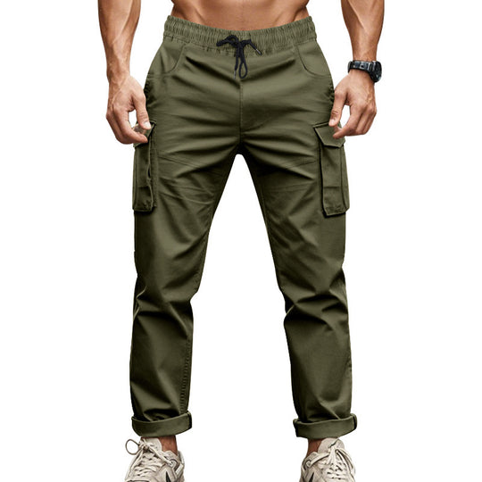 Herren Cargo-Hose mit elastischem Bund und praktischen Seitentaschen EB 1758812816
