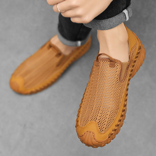 Damen Atmungsaktive Slip-On Sneakers mit Ergonomischem Design EB