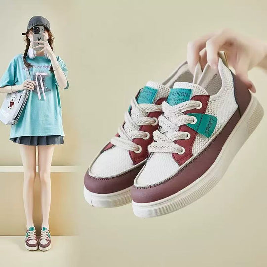 Damen Atmungsaktive Freizeitsneaker mit flexiblem Sohlenprofil EB