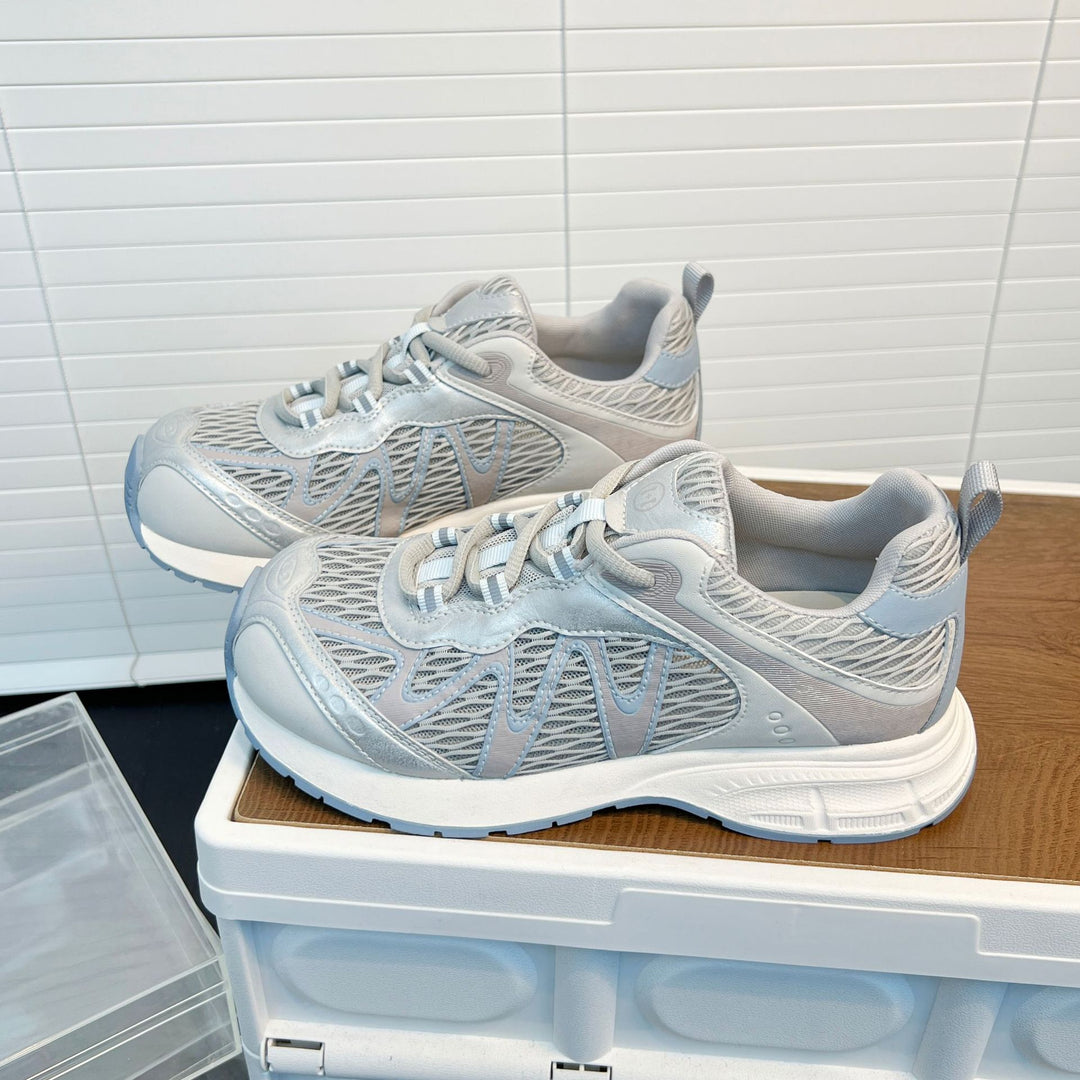 Damen Sportliche Laufschuhe mit atmungsaktiver Mesh-Oberfläche und ergonomischem Fußbett EB