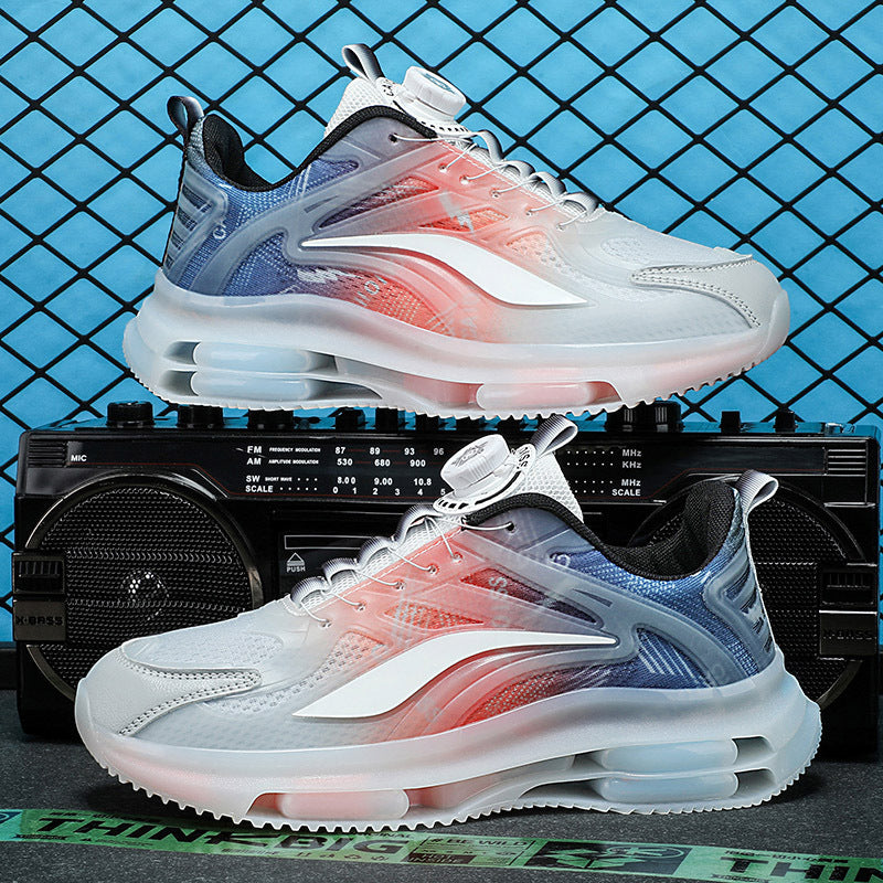 Damen Sportliche Luftpolster Sneaker mit innovativem Schnellschnürsystem EB