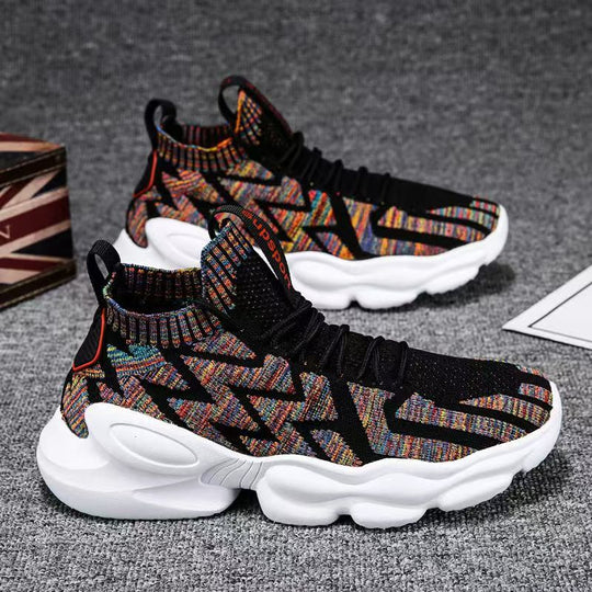 Damen Hohe Sport Sneakers mit innovativer Stricktechnologie EB