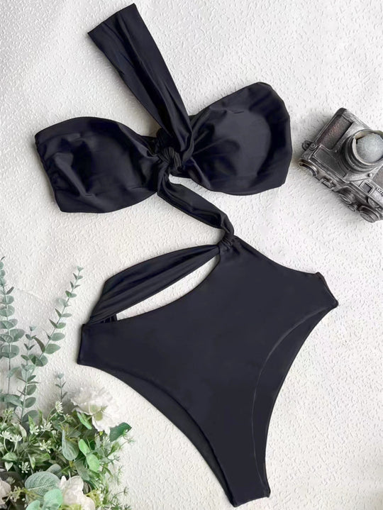 Damen Einseitiger Wickel-Bikini EB