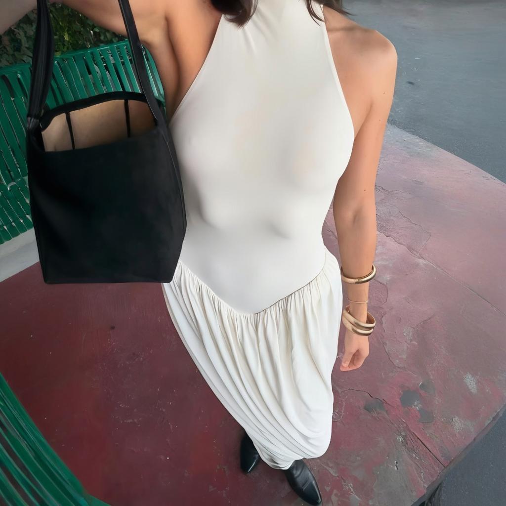 Damen Elegantes und fließendes Abendkleid EB