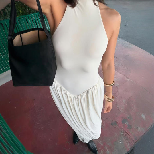 Damen Elegantes und fließendes Abendkleid EB