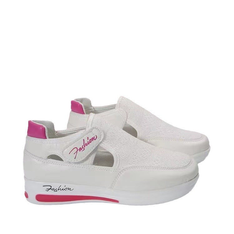 Damen Atmungsaktive Slip-On Sneakers mit Mode-Akzenten EB