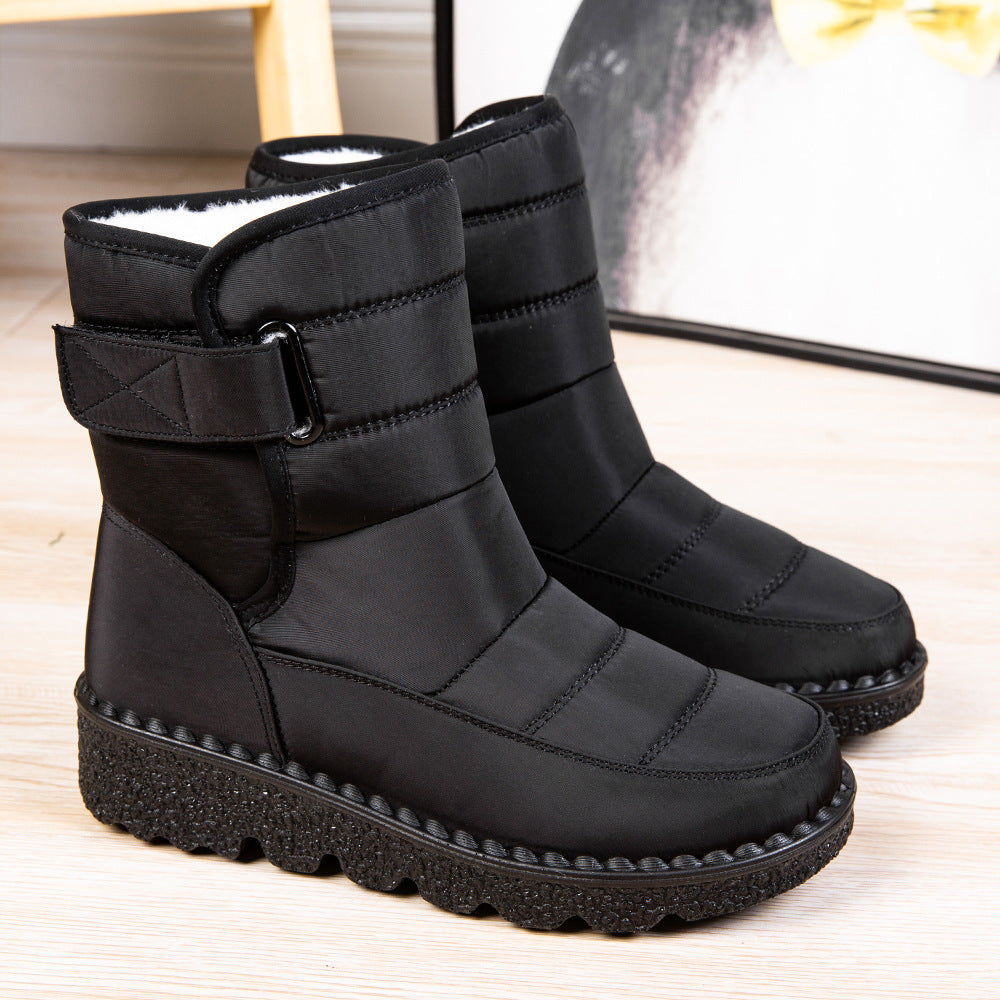 Damen Winterboots mit rutschfester Sohle und warmem Futter EB