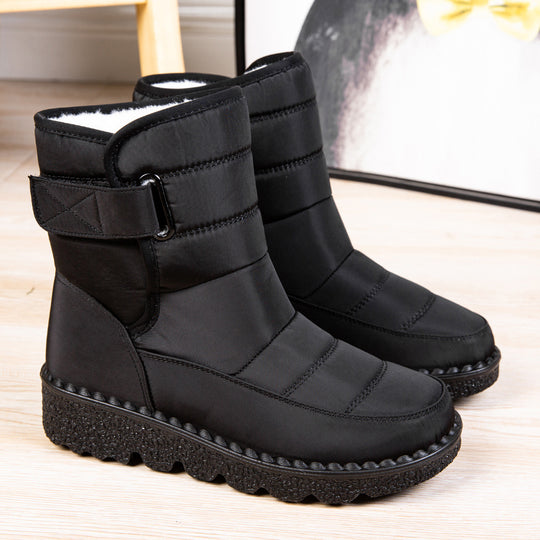 Damen Winterboots mit rutschfester Sohle und warmem Futter EB