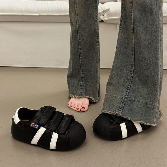 Damen Sportliche Freizeitschuhe mit verstellbaren Klettverschlüssen EB
