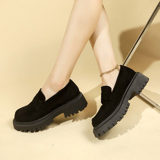 Damen Komfortable Sneaker im modernen Design mit dickem Plateau EB
