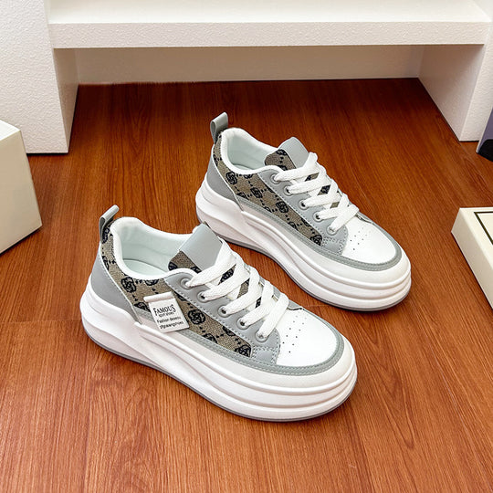 Damen Sneakers mit Plattformsohle und modischem Design EB