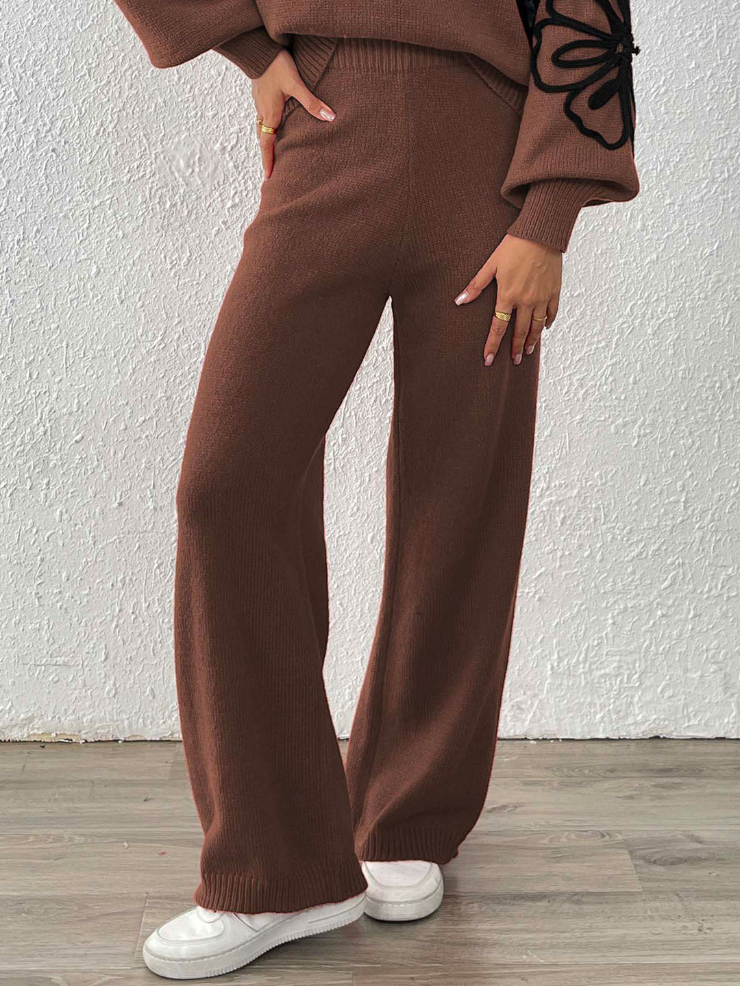 Damen Weite Strickhose EB