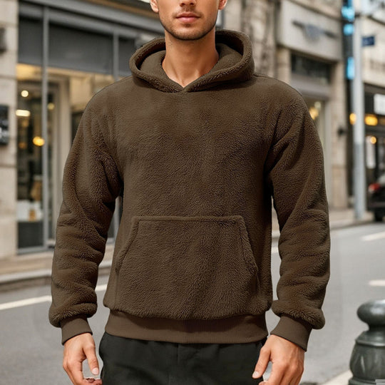 Herren bequemer Oversized Kapuzenpullover EB