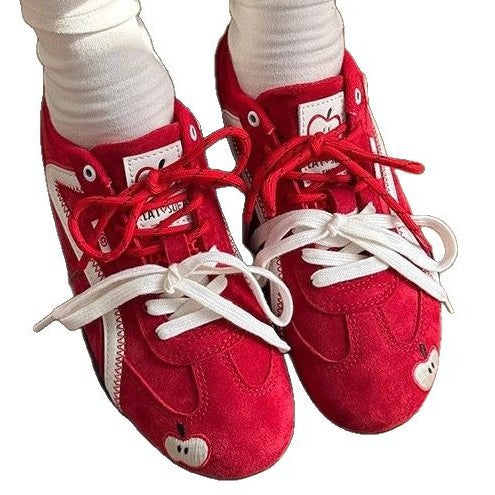 Damen Sneakers mit verspieltem Applikationsdesign und atmungsaktiver Sohle EB