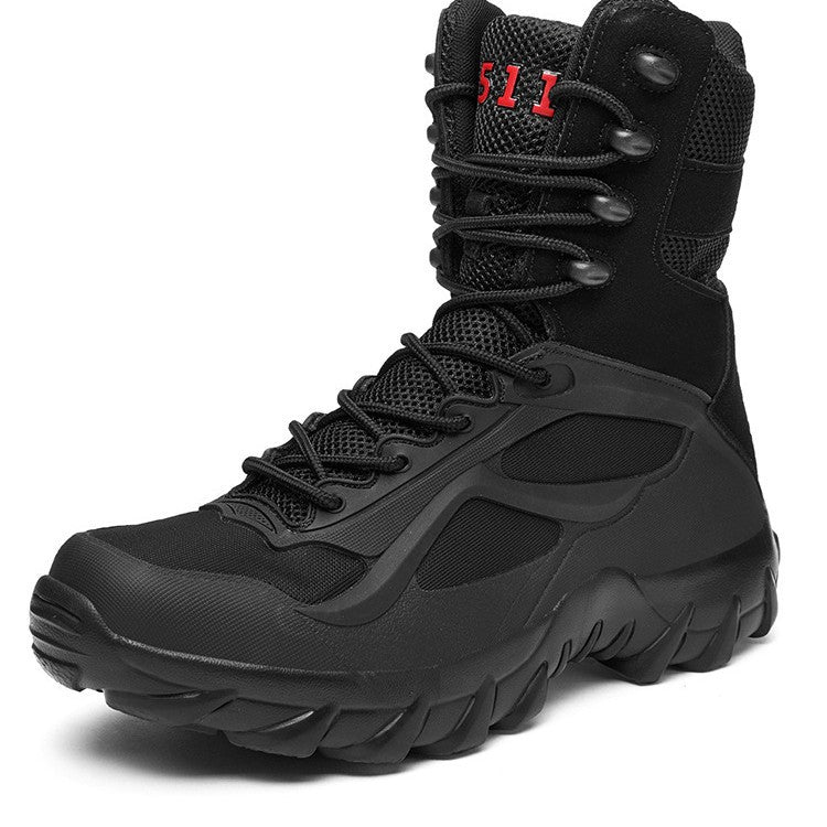Damen Militärische Wanderschuhe mit rutschfester Profilsohle und atmungsaktivem Obermaterial EB