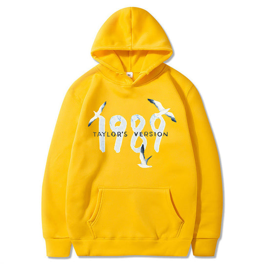 Damen Kapuzenpullover mit kreativem Vogelmotiv und hochwertiger Baumwolle EB